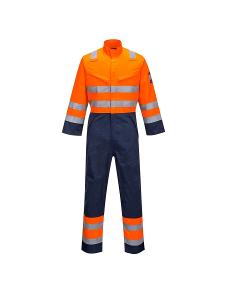 Combinaison HV Modflame RIS Marine/Orange couleur : Orange/Marine taille S - PORTWEST