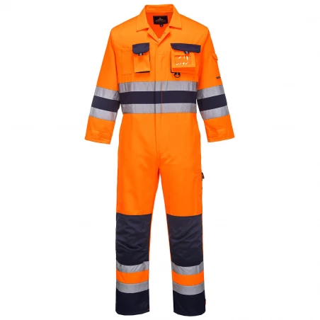 Combinaison HV Nantes couleur : Orange/Marine taille S - PORTWEST