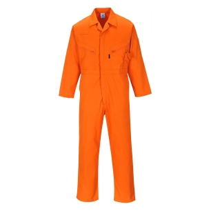 Combinaison Liverpool à zip couleur : Orange taille S - PORTWEST
