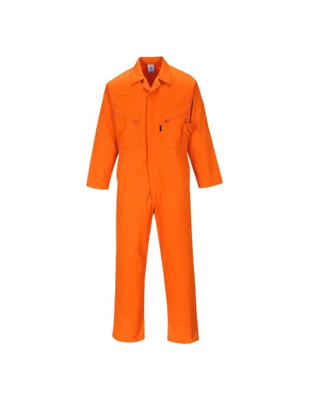Combinaison Liverpool à zip couleur : Orange taille XXL - PORTWEST