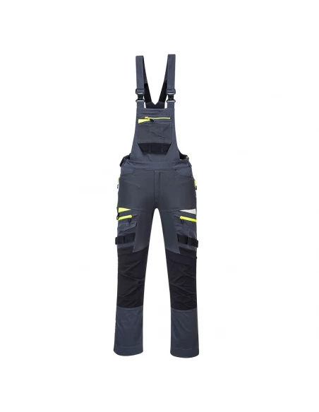 Cotte à bretelles DX4 couleur : Gris Métal taille XXL - PORTWEST