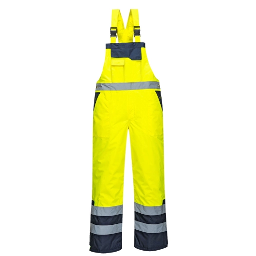 Cotte bicolore matelassée couleur : Jaune taille S - PORTWEST