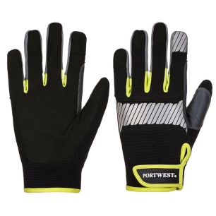 Gant usage général PW3 couleur : Noir/jaune taille M - PORTWEST