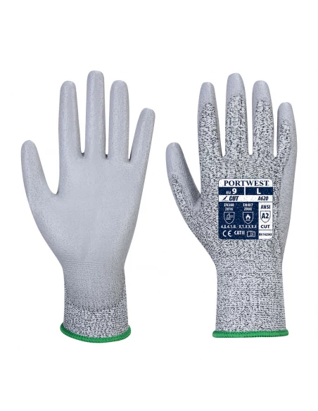 Gant Vending Anti Coupure PU couleur : Gris taille L - PORTWEST