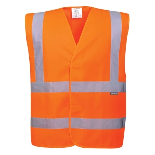 Gilet Hi-Vis Baudrier & Double Ceinture couleur : Orange taille 4X/5X - PORTWEST