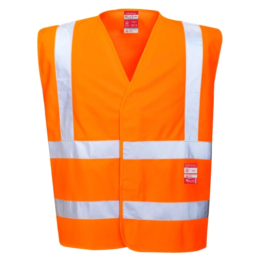 Gilet HV Résistant à la flamme couleur : Orange taille XX/3X - PORTWEST