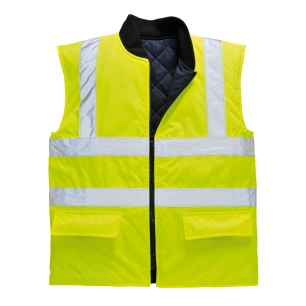 Gilet HV Réversible couleur : Jaune taille 4XL - PORTWEST