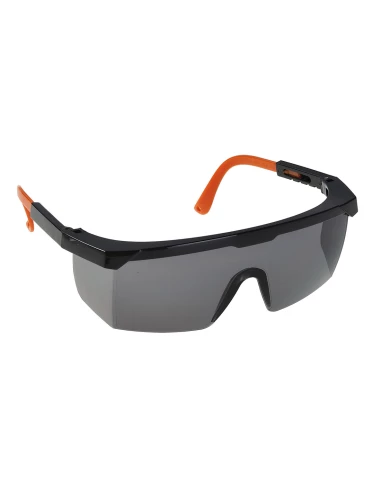 Lunette Classic Safety couleur : Fumé/Noir/Orange taille - PORTWEST
