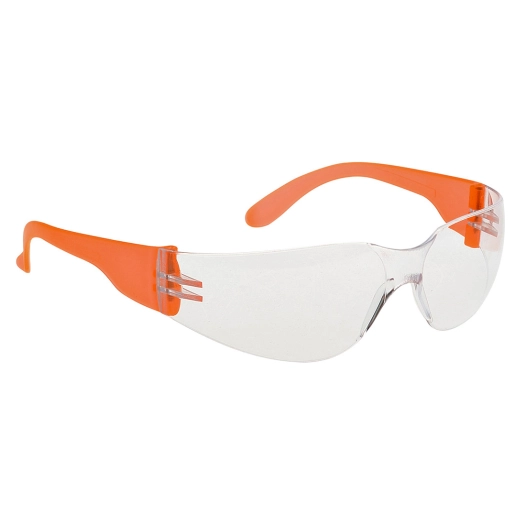 Lunette Enveloppante couleur : Incolore/Oran HV taille - PORTWEST
