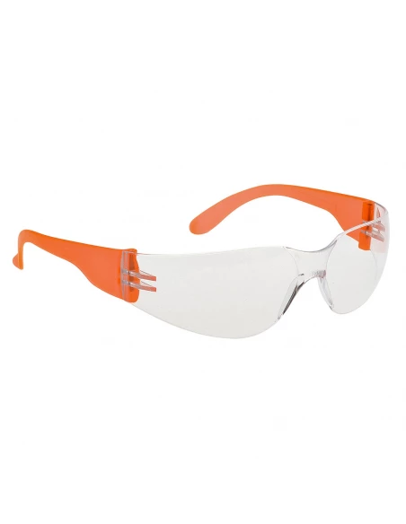 Lunette Enveloppante couleur : Incolore/Oran HV taille - PORTWEST