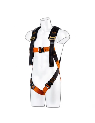 Harnais 1 point d'ancrage PORTWEST ULTRA couleur : Noir/Orange taille S/M/L - PORTWEST