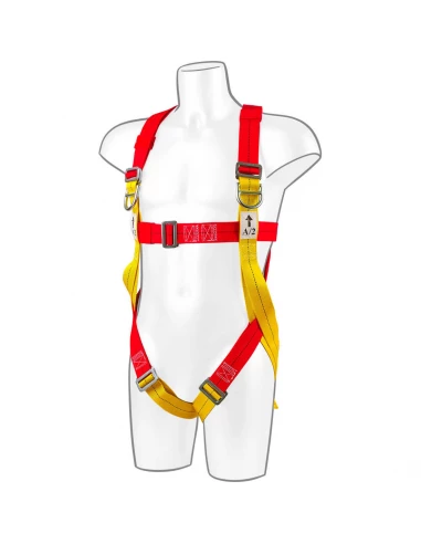 Harnais Portwest 2 Points Plus couleur : Rouge taille - PORTWEST