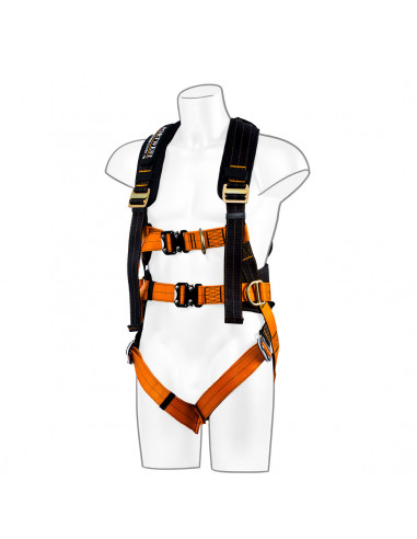 Harnais Portwest Ultra à 3 points couleur : Noir/Orange taille S/M/L - PORTWEST