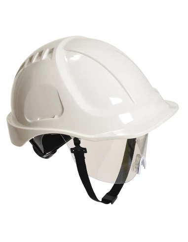 Casque à visiere Endurance Plus visor couleur : Blanc taille - PORTWEST