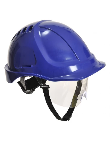Casque à visiere Endurance Plus visor couleur : Bleu Royal taille - PORTWEST