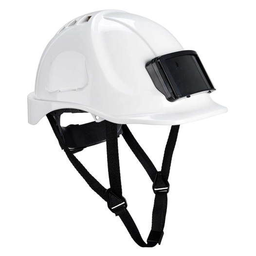 Casque Endurance avec porte-badge couleur : Blanc taille - PORTWEST