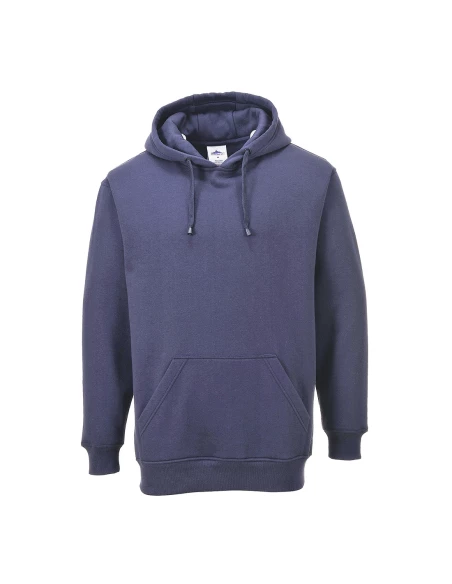 Sweat à capuche Roma couleur : Marine taille M - PORTWEST