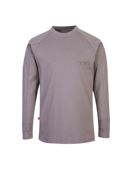 Sweat col rond antistatique FR couleur : Gris taille M - PORTWEST