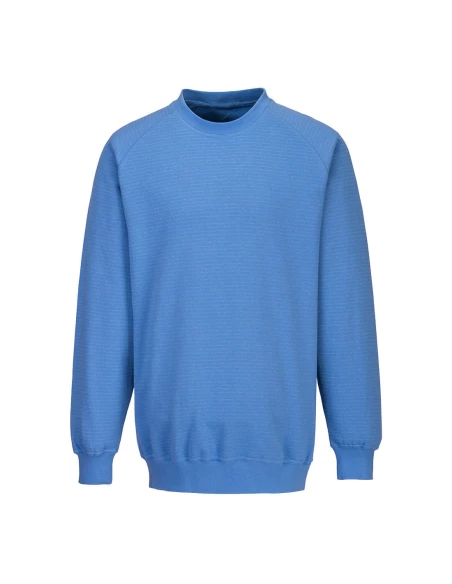 sweat shirt anti statique ESD couleur : Bleu Hamilton taille XXL - PORTWEST