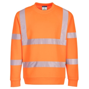 Sweat shirt Eco Haute Visibilité couleur : Orange taille 4XL - PORTWEST