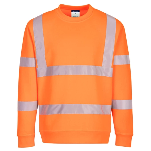 Sweat shirt Eco Haute Visibilité couleur : Orange taille XXL - PORTWEST