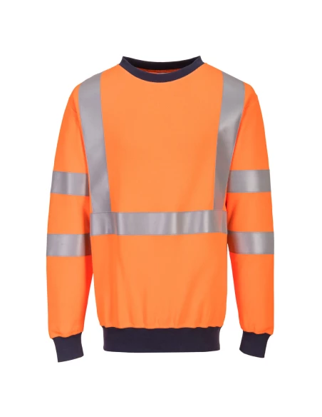 Sweat-shirt RIS résistant aux flammes couleur : Orange taille M - PORTWEST