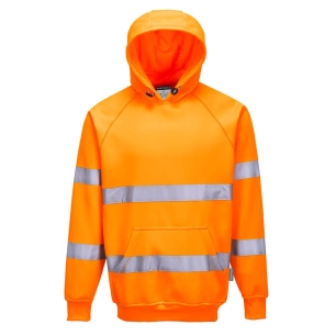 Sweatshirt Haute Visibilité à capuche couleur : Orange taille 4XL - PORTWEST