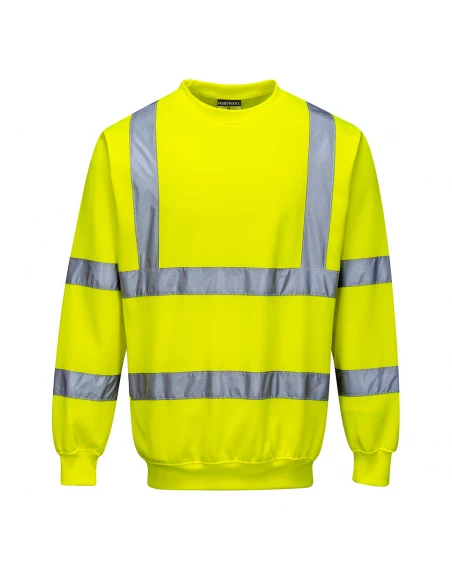 Sweatshirt Haute Visibilité couleur : Jaune taille XXL - PORTWEST