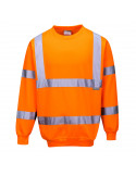 Sweatshirt Haute Visibilité couleur : Orange taille XXL - PORTWEST