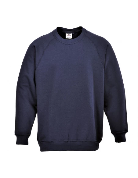 Sweatshirt Roma couleur : Marine taille XXXL - PORTWEST