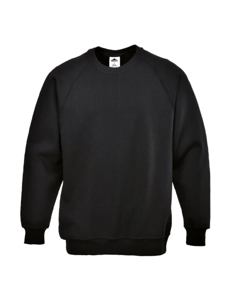 Sweatshirt Roma couleur : Noir taille 4XL - PORTWEST