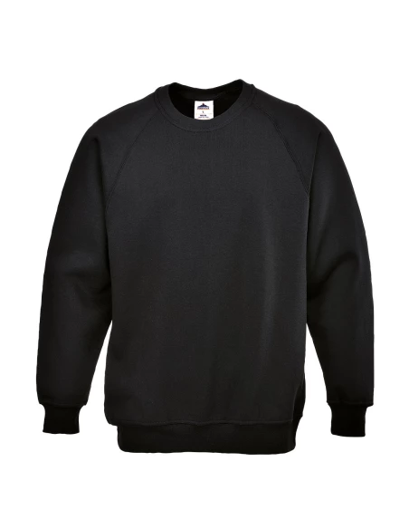 Sweatshirt Roma couleur : Noir taille XL - PORTWEST