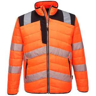 PW3 Hi-Vis Baffle couleur : Orange/Noir taille M - PORTWEST