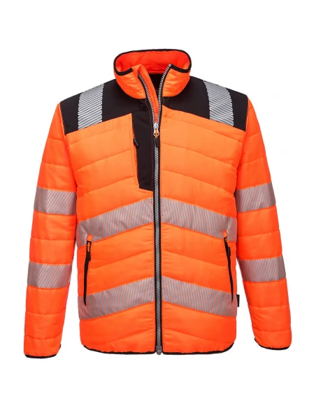 PW3 Hi-Vis Baffle couleur : Orange/Noir taille S - PORTWEST