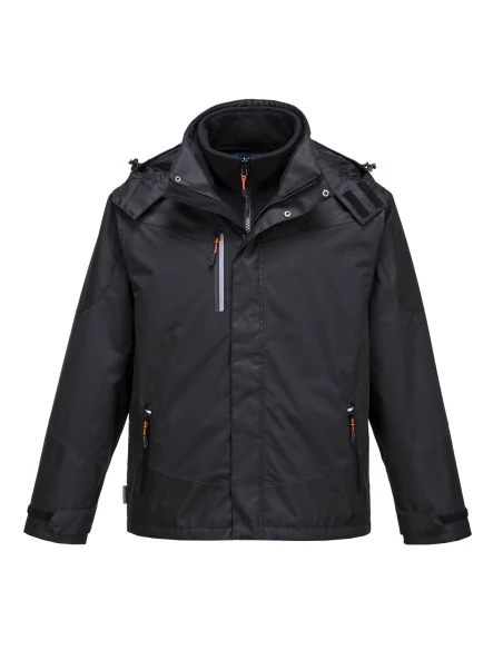 Parka 3 en 1 Radial couleur : Noir taille M - PORTWEST