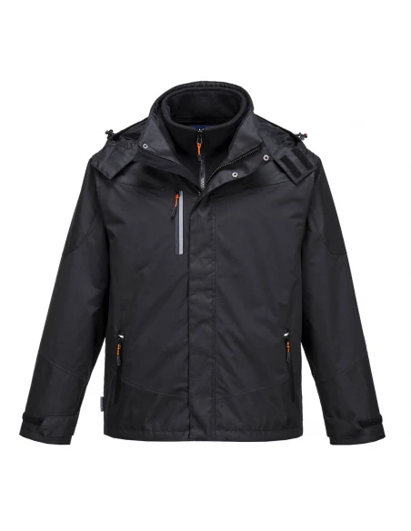 Parka 3 en 1 Radial couleur : Noir taille S - PORTWEST