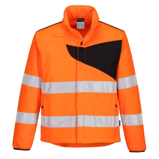 Softshell Haute-Visibilité PW2 (2C) couleur : Orange/Noir taille XXXL - PORTWEST