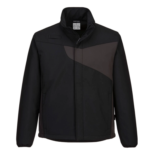 Veste Softshell PW2 (2 couches) couleur : Noir/ Zoom Gris taille S - PORTWEST