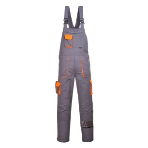 Cotte à bretelles Portwest Texo Contrast couleur : Gris Tall taille M - PORTWEST