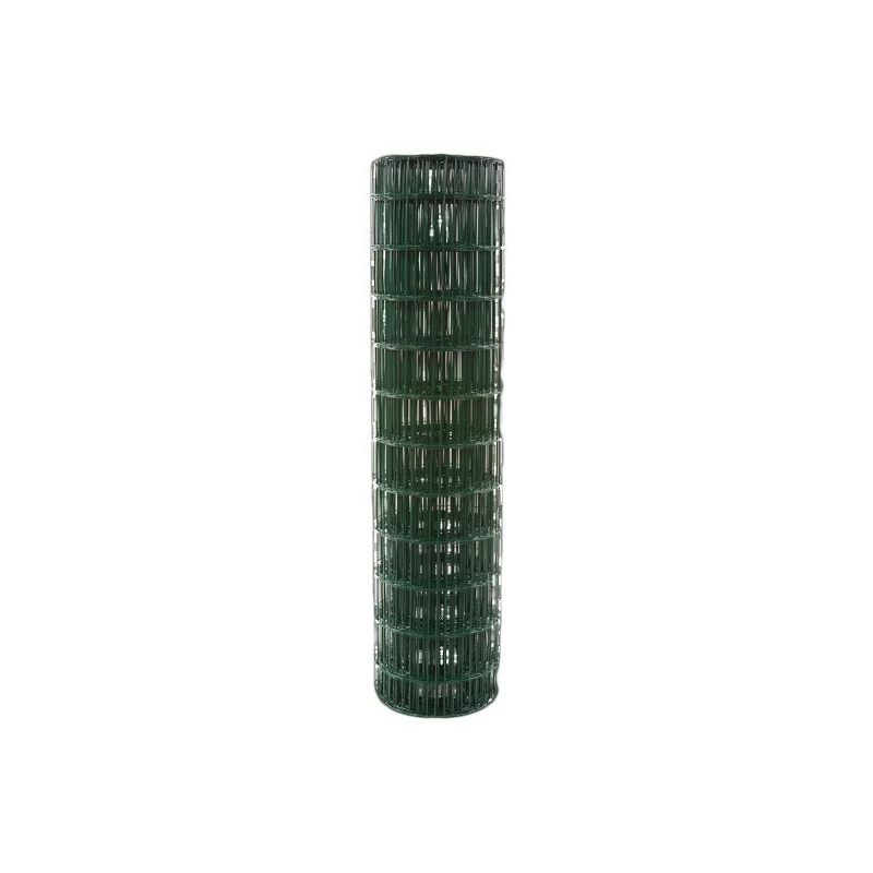 Grillage residentiel plastifie vert maille soudée 100 x 50 mm Hauteur 1,50m x 25m - FILIAC