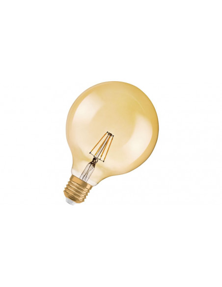 Ampoule LED filament or globe Edition 1906 125mm DIM 4W E27 chaud - OSRAM