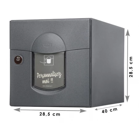 boite aux lettres solea 1 porte gris anthracite - RENZ