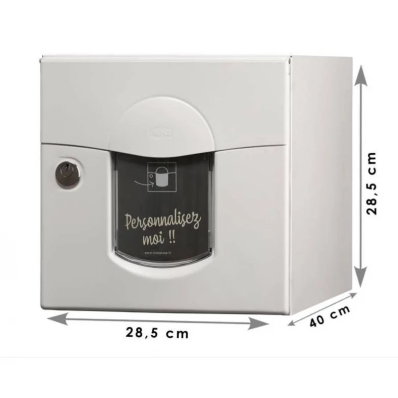 Boite aux lettres solea 2 portes blanc mat - RENZ