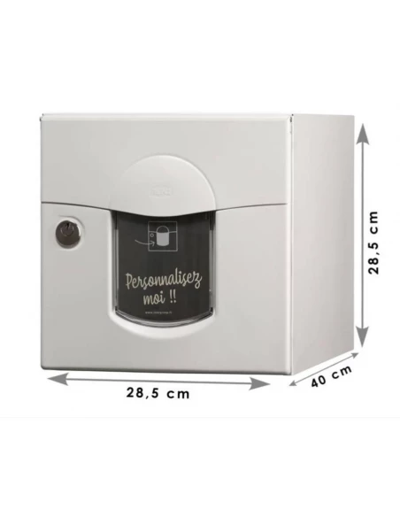 Boite aux lettres solea 2 portes blanc mat - RENZ