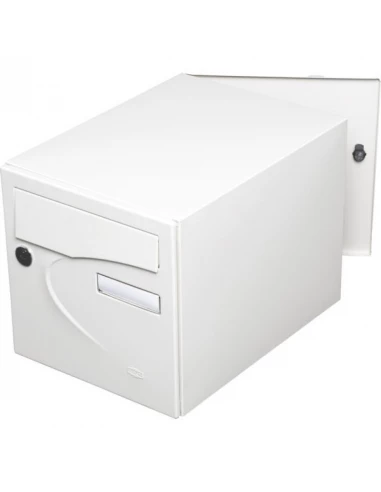 Boîte aux lettres PRÉFÉRENCE, 2 PORTES BLANC 9016 - RENZ