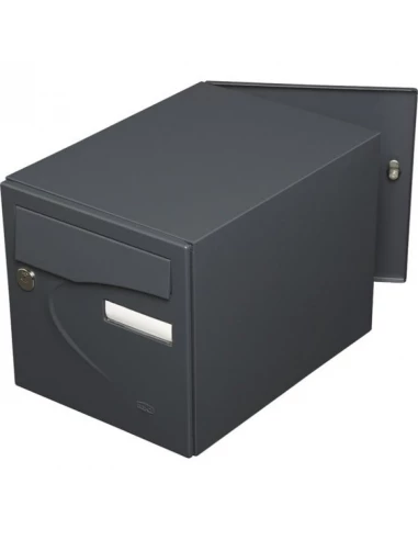 Boîte aux lettres PREFERENCE 2 PORTES GRIS ANTHRACITE 7016 - RENZ