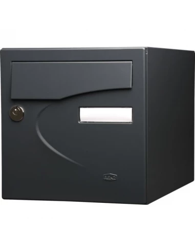 Boîte aux lettres PREFERENCE 1 PORTE gris anthracite 7016 - RENZ