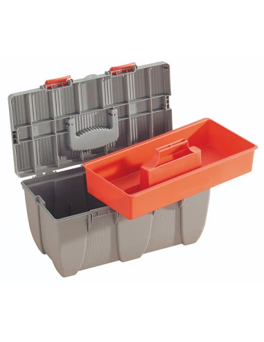 Caisse à Outils Plastique + Plateau - L'OUTIL PARFAIT