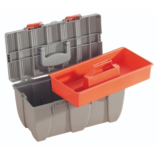 Caisse à Outils Plastique + Plateau - L'OUTIL PARFAIT