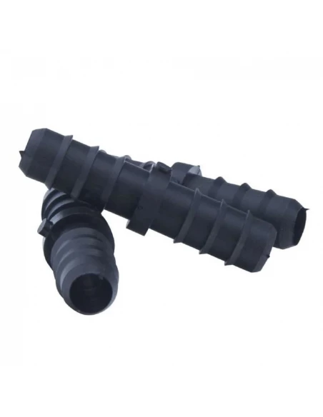 Jonction Droite pour Goutte À Goutte Ø16mm Cannelé Par 3 pièces - RAIN